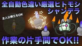 【全自動色厳選】ヒトモシ・ランプラー・シャンデラ編【ポケモンSVスカーレット・バイオレット】 [upl. by Rosene]