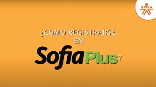 Registro Sofia Plus  SENA [upl. by Kotto]