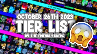 YBA NEW OCTOBER 26TH 2023  TIER LIST [upl. by Casaleggio]