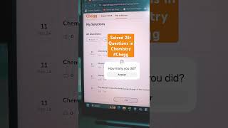 Solving Chegg Chemistry questions chegg chemistry question money cheggpaymentproof [upl. by Elimac]