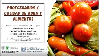 5 Protozoarios y calidad de agua y alimentos [upl. by Nevuer]