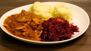 Gulasch selbst gemacht  einfach und lecker  Schritt für Schritt Rezept  recipe [upl. by Aiouqes268]