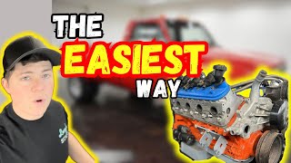 How to LS swap an old GMC Chevy square body [upl. by Nillor624]