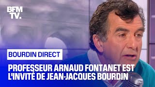 Professeur Arnaud Fontanet face à JeanJacques Bourdin en direct [upl. by Alda]