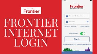 Frontier Internet Login How to Sign In to Frontier Account 2021 [upl. by Annie]