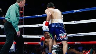 Jhonny Gonzalez 1st Round KO Upset over Abner Mares [upl. by Anam]