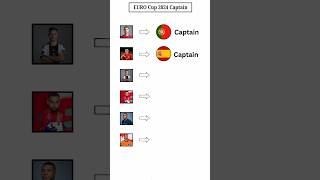 EURO Cup 2024 All Captains trending shortsfeed shorts ronaldo [upl. by Willman870]