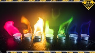 DIY Rainbow Fire The TKOR Guide On How To Make Colored Flame Easy Rainbow Fire317 [upl. by Olly427]