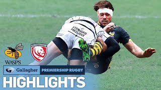 Wasps v Gloucester  HIGHLIGHTS  Late Penalty Drama Wins Game  Gallagher Premiership 202021 [upl. by Oilejor]