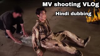 Jhope New mv Shooting  Hindi dubbing  part3 btsvlog [upl. by Blodgett]