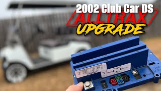 Installing Alltrax 400 Amp Controller On Older Series Golf Cart  UNLOCK Settings  Club Car DS [upl. by Atsedom750]