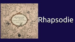 Coloring Book Flip Through Rapsodie in het bos by Kanoko Egusa [upl. by Schroer]