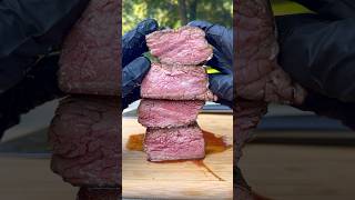 Reverse Seared Filet Steak filetmignon Steaks RecipeShort Foodie Grilled Grilling Medium [upl. by Clarabelle]