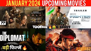 Top 10 Upcoming Movies In January 2024  Upcoming Big Bollywood amp South Indian Films January 2024 [upl. by Charla]