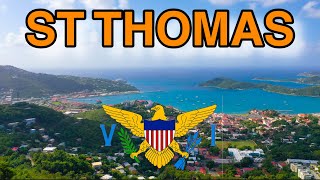 St Thomas US Virgin Islands Tour 4K [upl. by Ignatzia]