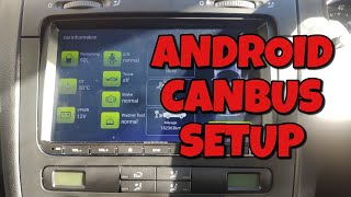 9quot Android headunit Canbus setup [upl. by Durwin]