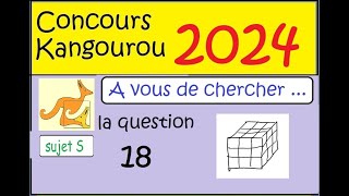 Concours Kangourou maths 2024 sujet S 1ère Term spé maths Corrigé de la question 17 [upl. by Gimble]