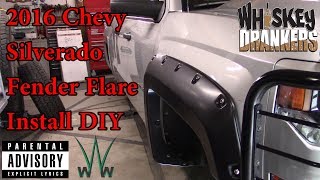 2016 Silverado Fender Flare Installation  DIY  WWW [upl. by Portuna842]