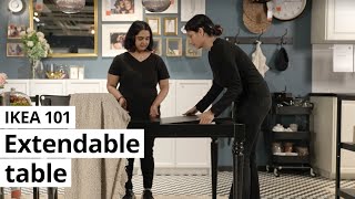 IKEA 101 Extendable table [upl. by Eliath746]