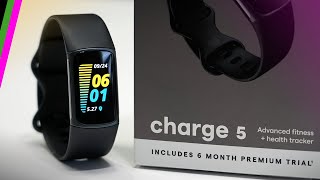 Fitbit Charge 5  First Impressions Menu Tour and First Run amp Ride Report [upl. by Valerlan]