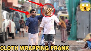 Cloth Wrapping And Slap Prank  MOUZ PRANK [upl. by Atiuqaj]