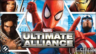 Marvel Ultimate Alliance coop with icyarrow1518 part 3  Til Plays Live [upl. by Nhguahs]