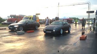 Fiat Coupe 20 20v Turbo vs BMW e92 330i  🚗💭🗣 Drag race 🗣🚦 [upl. by Babb]