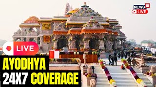 Ayodhya Ram Mandir Coverage Live  Ram Mandir Pran Pratishtha Ceremony Live  N18L  News18 Live [upl. by Emmye]