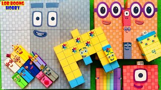 Meet Numberblocks NEW 1505 Puzzle Tetris Shape ASMR chirping of birds [upl. by Leon211]