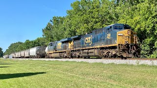 Chasing CSX L231 Belfast to Goldsboro [upl. by Arimak]