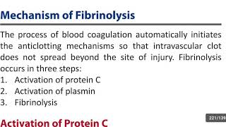 Mechanism of Fibrinolysis [upl. by Anear]