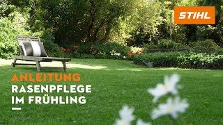 Anleitung Rasenpflege im Frühling [upl. by Hsatan]