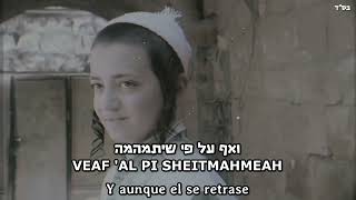 Ani Maamin R Shlomo Carlebach Feat Eli Levin Letra en Español [upl. by Anilorac242]