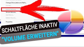 💻 Warum ist die quotVolume erweiternquot Schaltfläche in der Datenträgerverwaltung von Windows 11 inaktiv [upl. by Ybreh]