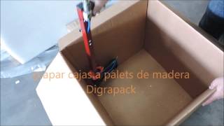 grapadora de cajas a palets ergonomica Digrapack [upl. by Emya]