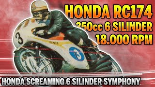 Motor 350cc 6 SILINDER Kembaran RC166  HONDA RC174  Crazy 60s [upl. by Krys]