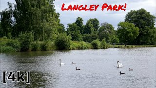 A walk in Langley Park  Buckinghamshire Country Parks 4k [upl. by Etnauj]