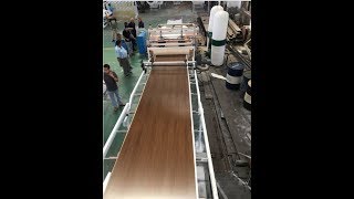 PVC Flooring Extrusion Line PVC Marble Sheet Making Machine [upl. by Bourn]