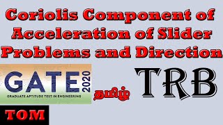 Coriolis Component of Acceleration of Slider Problems amp Direction in TamilTOMGATETRBAETANGEDCO [upl. by Elaine]