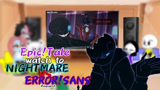 EPICTALE watch to Nightmare vs ErrorSans Req [upl. by Haseefan983]