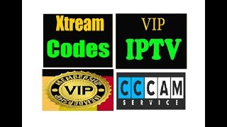 VIP  XTREAM CODES  IPTV  CCCAM [upl. by Ahselet]