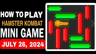 How To Play And Complete Hamster Kombat Mini Game Today July 26 [upl. by Husain]