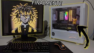 MONTANDO MEU PRIMEIRO PC GAMER FINALMENTE  SAGA MONTANDO PC GAMER BARATO 8 FINAL  voice reveal [upl. by Assilav]