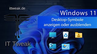 Windows 11  Arbeitsplatz Papierkorb Eigene Dateien auf dem Desktop anzeigen lassen [upl. by Dorthy]