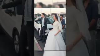 Jewish Bride on her way to Wedding Runs for shelter from Hezbollah Rockets israel [upl. by Seidnac374]