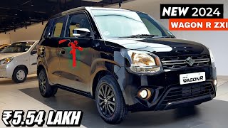 Maruti Suzuki Wagon r 2024 new model in india Wagon r ZXI 2024 on road price features review [upl. by Sinnek]