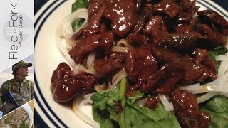 Easy Venison Korean BBQ Slow Cooker Recipe  JulieG TV FieldtoFork [upl. by Ripp]