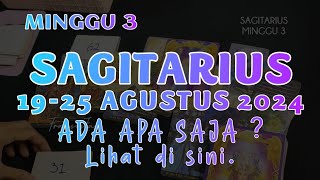 ZODIAK SAGITARIUS 19 sd 25 AGUSTUS 2024♐ADA APA SAJA di 7 HARI KE DEPANsagitariuszodiaksagitarius [upl. by Durrell]