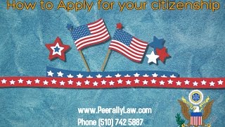 How to fill your N400 citizenship and naturalization application  by Shah Peerally [upl. by Frager]