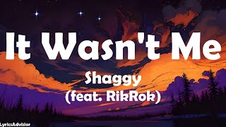 Shaggy feat RikRok  It Wasnt Me Lyrics [upl. by Aynotan]